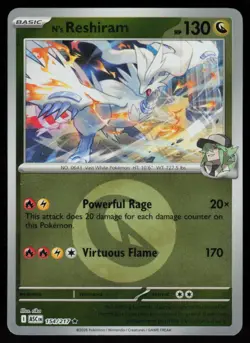 N's Reshiram (Energy Symbol Pattern) 154/217 Rare Ascended Heroes Pokemon NM - Image 1