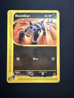 Houndour 113/165 Common Expedition Base Set Pokemon - Image 1
