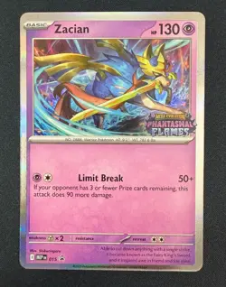 Zacian MEP 015 - Near Mint Phantasmal Flames Prerelease Promo Pokemon - Image 1