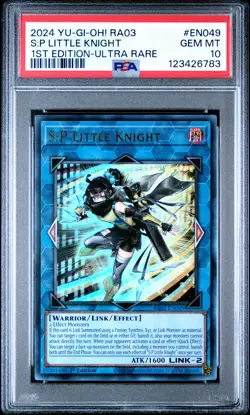 2024 YU-GI-OH! RA03-QUARTER CENTURY BONANZA #EN049 S:P LITTLE KNIGHT PSA 10 - Image 1