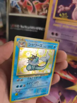 Pokemon Karte Card Aquana Vaporeon Jungle Dschungel Holo Wotc japanese Exc- - Image 4