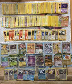 Vintage Pokemon Card Lot Holo Etc MP-Damaged Charizard Tyranitar Fire 365+ - Image 1