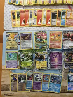 Vintage Pokemon Card Lot Holo Etc MP-Damaged Charizard Tyranitar Fire 365+ - Image 3