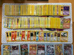 Vintage Pokemon Card Lot Holo Etc MP-Damaged Charizard Tyranitar Fire 365+ - Image 4