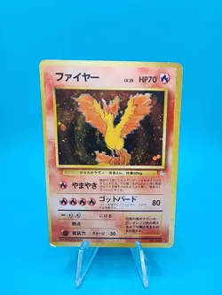 Pokemon Cards Moltres No.146 Holo Rare Fossils 1997 Old Back VG Japanese L248 - Image 1