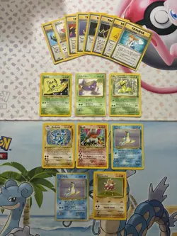 Vintage Pokemon Card Lot WOTC Holo First Edition Etc Fire Ho Oh Lapras - Image 1