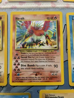 Vintage Pokemon Card Lot WOTC Holo First Edition Etc Fire Ho Oh Lapras - Image 2
