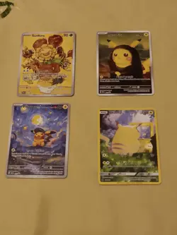 4 Pokemon x Van Gogh Black Star Promo ACG Art Card - NM - Image 1