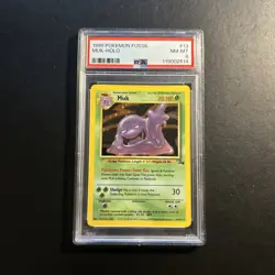 Muk 13/62 PSA 8 Fossil Unlimited Pokemon Card Holo Rare NM - Mint New Cert - Image 1