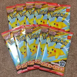 PSL Pokemon Pikachu 020/M-P McDonald's 2025 Japanese 10 Cards + RandomBonus Aug9 - Image 1