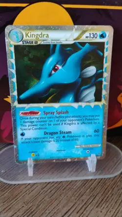 KINGDRA Unleashed Series POKEMON Holo 2010 Trading Card 85/95 - Image 1