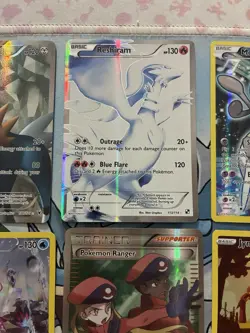 Pokemon Card Full Art Alt Art Fire Fire Reshiram Milotic - Image 2