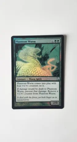 MTG Phantom Wurm / Time Spiral / FOIL Uncommon NM Condition Card - Image 1