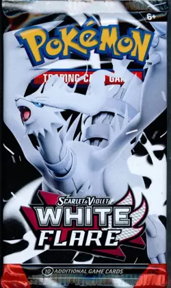 Pokemon SV White Flare Booster Pack - 10 Cards / Pack - SEALED - Image 1