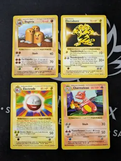 Lot of 54 Shadowless Base Set Cards NO DUPLICATES w/Rares Uncommon & Commons! - Image 5