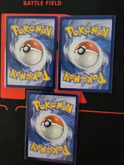 Pokemon Go Lot of 3 Peelable Cards - Numel (Ditto), Spinarak (Ditto), Bidoof... - Image 2