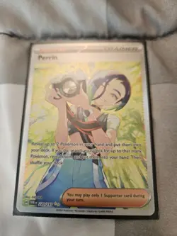 Pokemon Card Perrin 220/167 Twilight Masquerade Special Illustration Rare NM - Image 1