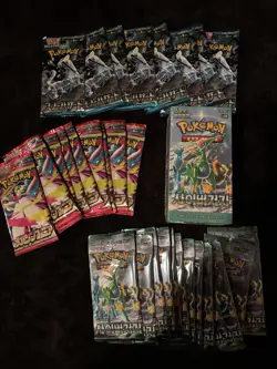 Pokemon Cards Japanese/Korean Cyber Judge Snow Hazard Mega Symphonia 61 Pack Lot - Image 1