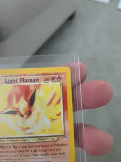 Pokemon Neo Destiny Light Flareon Card 46/105 - Image 4
