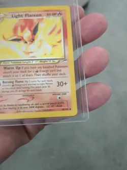 Pokemon Neo Destiny Light Flareon Card 46/105 - Image 5