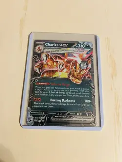 Charizard Ex Scarlet & Violet Promo Card #196 Black Star Promo • Near Mint 💎 - Image 3