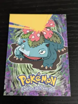 Topps Venusaur E3 of E12 Non-Holo Movie Edition Vintage Pokemon Card 1999 - Image 1