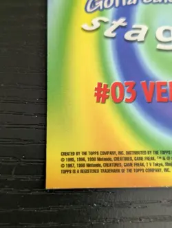 Topps Venusaur E3 of E12 Non-Holo Movie Edition Vintage Pokemon Card 1999 - Image 5