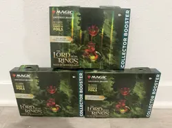 LOT 3 MTG Lord Of The Rings Collector Booster Box 15 Cards Unopened Sealed Magic - Image 1