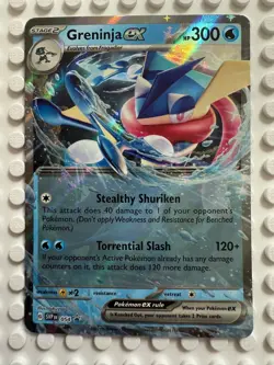 Greninja ex SVP 054 - Tera Full Art Holo Promo - Near Mint - Pokemon Card 2024 - Image 1