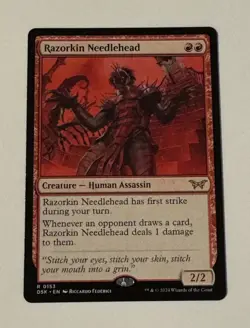 MTG Razorkin Needlehead - Duskmourn: House of Horror LP - Image 1