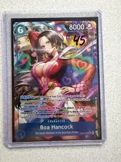 One Piece CCG Boa Hancock EB03-026 Alt Art SR - English - PACK FRESH MINT - Image 1