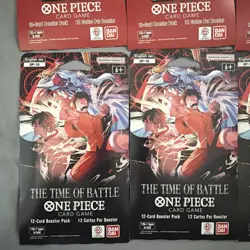 🔥One-Piece OP13 Sleeved Booster Packs X5🔥 and 5 the time of battle - Image 3
