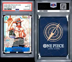 PSA 10 Portgas D Ace OP13-119 Alternate Art English One Piece GEM MT 10 - Image 3