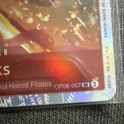 One Piece CCG Shanks OP06-007 SR Premium Booster The Best Vol.2 Foil EN 12k - Image 3