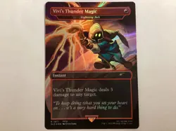 MTG SLD VIVI’S THUNDER MAGIC LIGHTNING BOLT Foil NM (BIN) Graded Power - Image 1