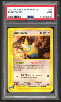 Pokemon Cards - PSA 9 Dunsparce 53/144 - Skyridge Non Holo - MINT - PSA9 - Image 1