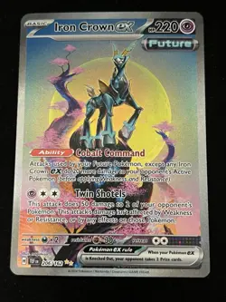 Iron Crown ex 206/162 SV05: Temporal Forces Holo - Pokemon TCG Card - Image 1