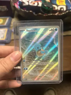 Pokemon Squirtle Holo Card TCG SV Scarlet & Violet 151 Series 170/165 - Image 1