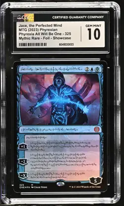 JACE, THE PERFECTED MIND Phyrexia One Foil Mythic CGC 10 Gem Mint MTG - Image 1