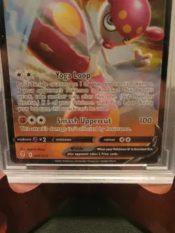 Medicham V Pokemon Card Graded Evolving Skies 083/203 (2021) Has Some Damage - Image 2