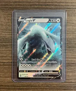 Lugia V 138/195 Silver Tempest Ultra Rare NM Pokemon Card - Image 1