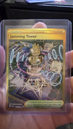 Pokemon TCG Trainer Jamming Tower Card 243/182 Destined Rivals - Image 1