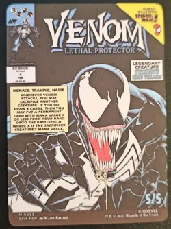Eddie Brock / Venom (Borderless) Marvel's Spider-Man Regular Playtest Card - Image 2