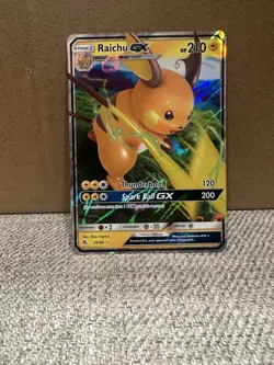 Raichu GX - 20/68 - Pokemon Hidden Fates Sun & Moon Ultra Rare Card NM - Image 1