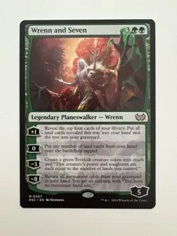 Wrenn and Seven MTG Magic the Gathering Card NM Near Mint DSC - Image 1