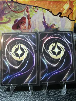 Disney Lorcana Wilds Unknown Buzz Lightyear Epic 211/204 Two Card Lot - Image 2