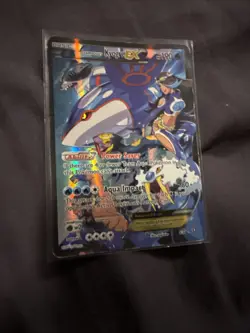 Pokemon TCG Team Aqua's Kyogre EX Double Crisis Holo Card 6/34 LP-MP Condition - Image 1