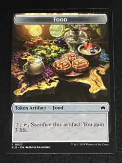 MTG Bloomburrow Squirrel/Food Double-Sided Token 0023/0027 - Image 2