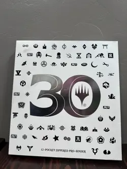 Ultra Pro Zippered Pro Binder 12-Pocket MTG 30th Anniversary NEW - Image 1