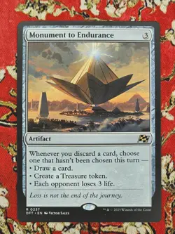 MTG Monument to Endurance DFT 237 NM - Aetherdrift Near Mint - Image 1